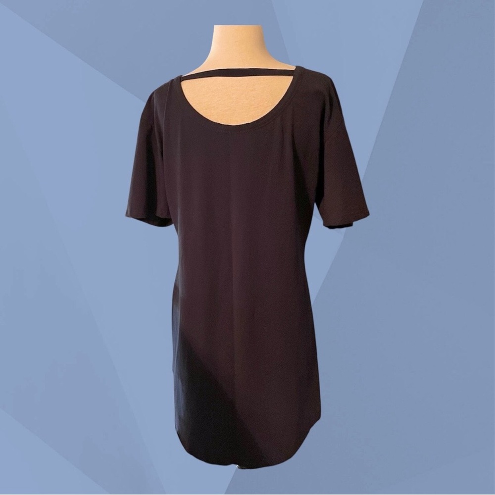 Meaneor-Tunic Top-Navy Blue-Size XL